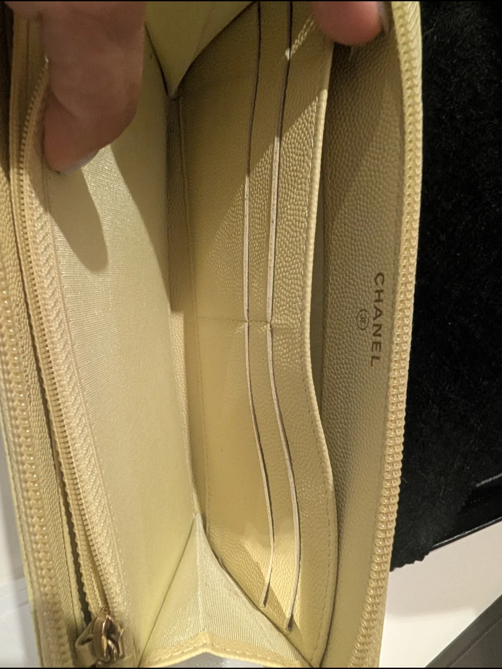 CHANEL zip around